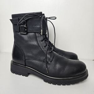 Black Combat boots